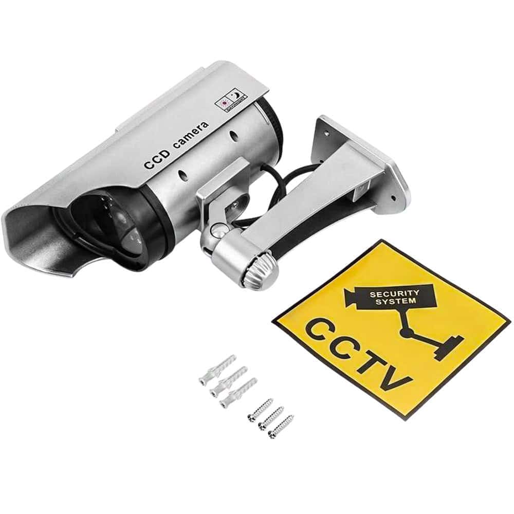 Solar Powered Dummy Camera with Flashing LED - Image 2